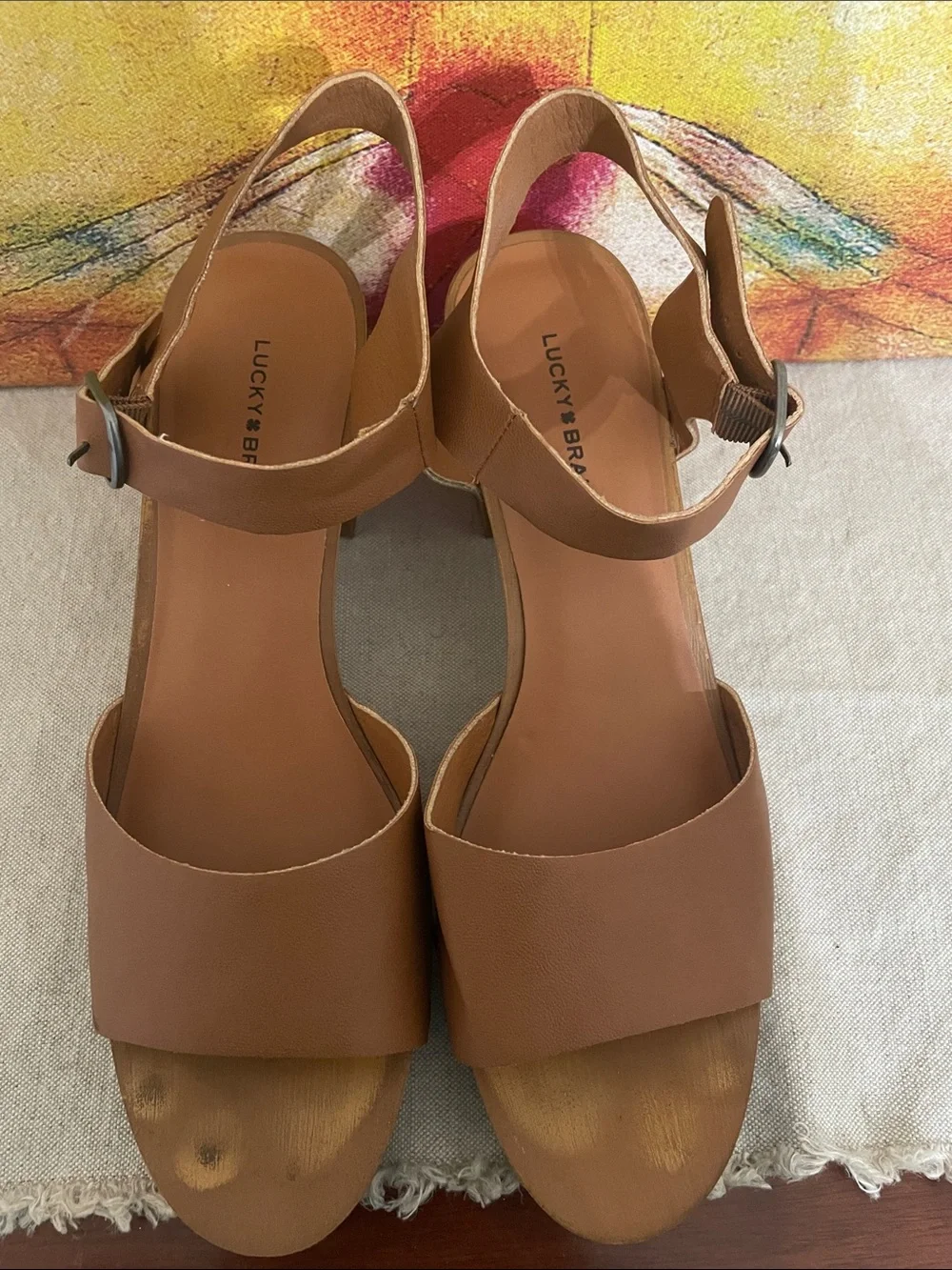 Lucky Brand chunky platform